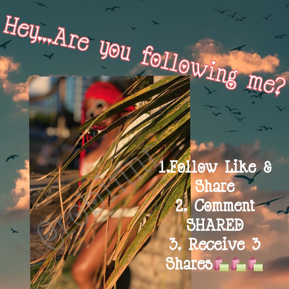 Hey you! Yes you! Follow💃🏾 Like❤ Share💞 & Comment💬 for 3 free shares🤩